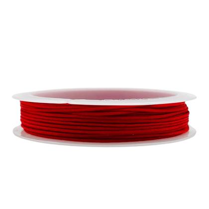 Imagem de Kit 3un Linha Fio Fibra Poliamida Vermelho 1mm 30 Metros