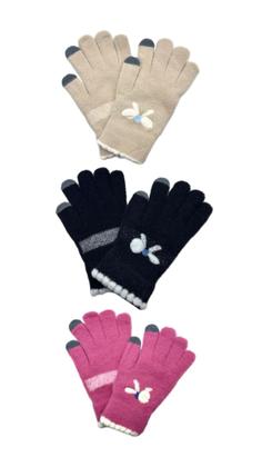 Imagem de Kit 3un Luvas RC-10 Femininas De Lã Quentinha Touch para Celular