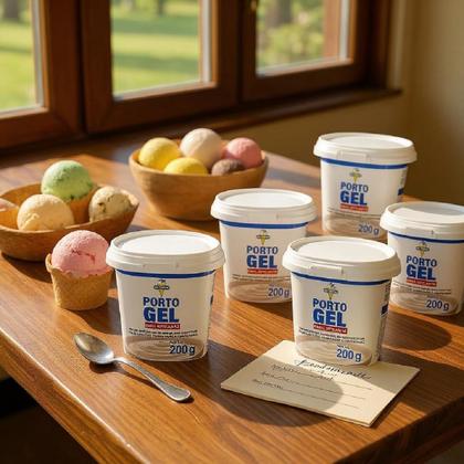 Imagem de Kit 3un Porto Gel 200gr Emulsificante Bolo Massa Sorvete