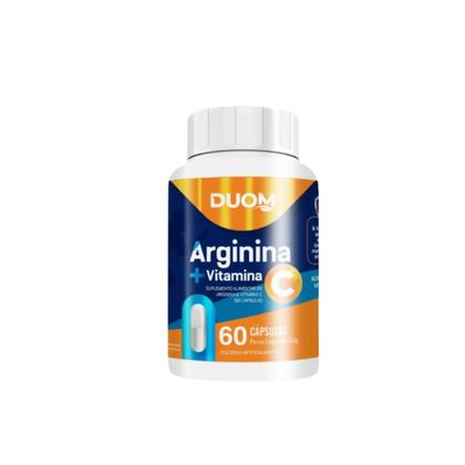 Imagem de Kit 3un Suplemento Alimentar Arginina+Vitamina C 60Cps- Duom