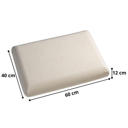 Imagem de Kit 3un Travesseiro Espuma Delicat Macio Adaptável Confortável Antialérgico Antiácaro