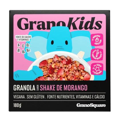 Imagem de Kit 3Und Granola Granokids (Banana, Chocolate E Shake) 180G