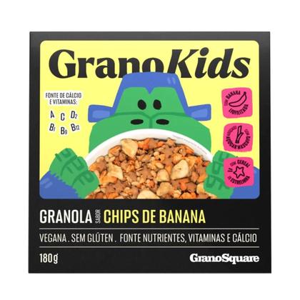 Imagem de Kit 3Und Granola Granokids (Banana, Chocolate E Shake) 180G