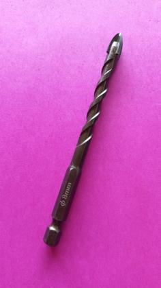 Imagem de Kit 3x broca furar porcelanato azulejo cerâmica vidro 6  8 e 10mm