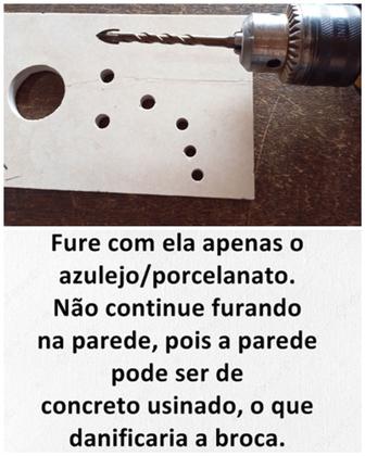 Imagem de Kit 3x broca furar porcelanato azulejo cerâmica vidro 6  8 e 10mm