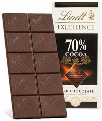 Imagem de Kit 3X Chocolate Lindt Excellence Dark 70% 100G