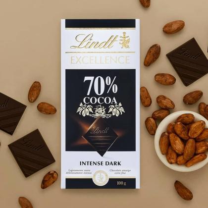 Imagem de Kit 3X Chocolate Lindt Excellence Dark 70% 100G