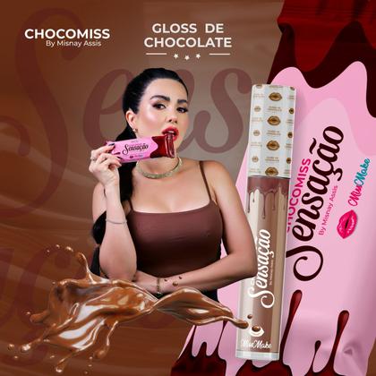 Imagem de Kit 3x Chocomiss Gloss Labial Chocolate Miss Make 5g