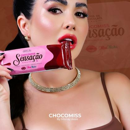 Imagem de Kit 3x Chocomiss Gloss Labial Chocolate Miss Make 5g