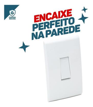 Imagem de Kit 3x - Conjunto 4x2 Vertical + Interruptor Paralelo