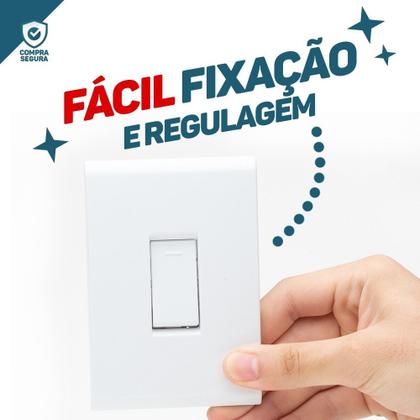 Imagem de Kit 3x - Conjunto 4x2 Vertical + Interruptor Paralelo