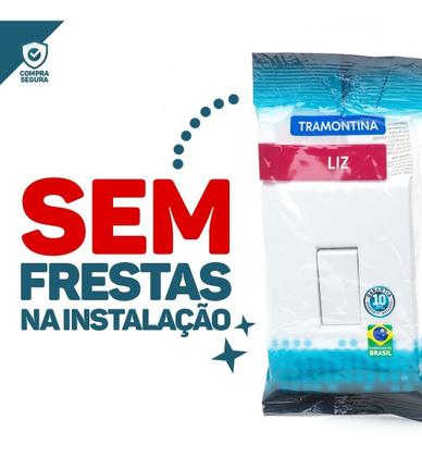 Imagem de Kit 3x - Conjunto 4x2 Vertical + Interruptor Paralelo