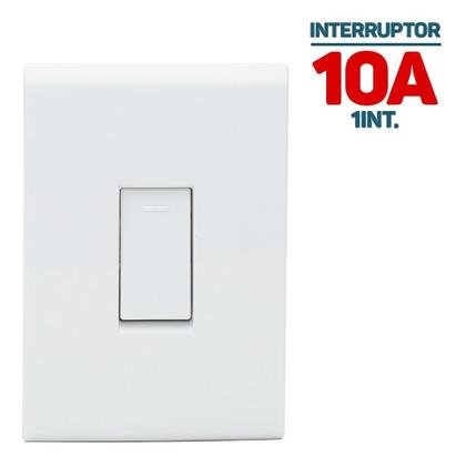Imagem de Kit 3x - Conjunto 4x2 Vertical + Interruptor Paralelo