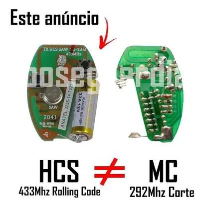 Imagem de Kit 3x controle remoto rossi 433 mhz hcs
