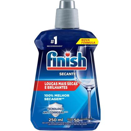 Imagem de Kit 3x Finish Secante Abrilhantador para Lava Louças 250ml Original Brilho e Secagem Rápida