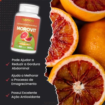 Imagem de Kit 3x Morovit Extrato de Laranja Moro 60 Cápsulas Nutrivale