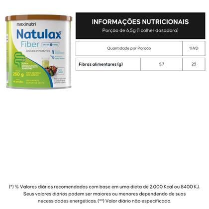 Imagem de KIT 3X Natulax Fiber (Mix de Fibras) 260g - Maxinutri