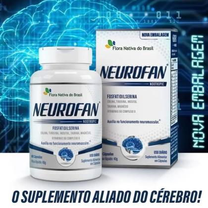 Imagem de Kit 3x Neurofan Nootropic 3x60 cápsulas Flora Nativa