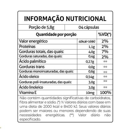 Imagem de Kit 3x Óleo De Cártamo Com Vitamina E  120 cápsulas