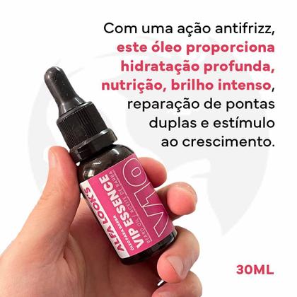 Imagem de Kit 3x Oleo para barba vip essence V10 30ml alfalooks