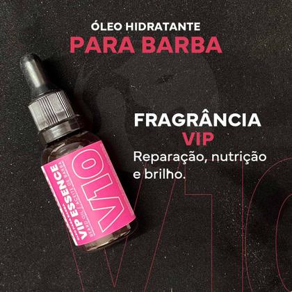 Imagem de Kit 3x Oleo para barba vip essence V10 30ml alfalooks