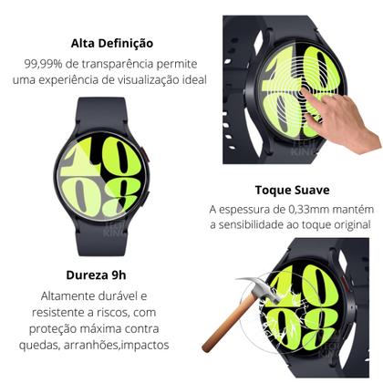 Imagem de Kit 3x Película Anti-Risco Para Galaxy Watch6 44mm - Vidro
