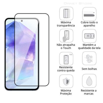 Imagem de Kit 3x Película De Vidro Temperado 3d Para Galaxy A56 Full