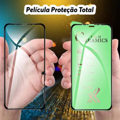 Imagem de Kit 3x Película Samsung Galaxy A51 - 9D Cerâmica Protetora Resistente Anti Impacto Queda Flexível Nano Gel