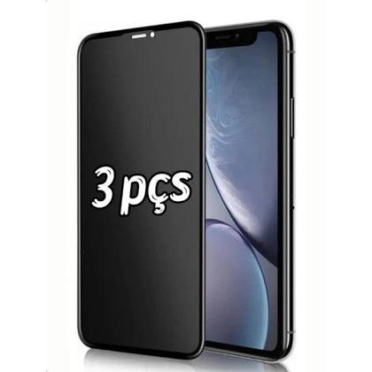 Imagem de Kit 3x Películas 3D de Vidro Privacidade para Iphone 15 Pro