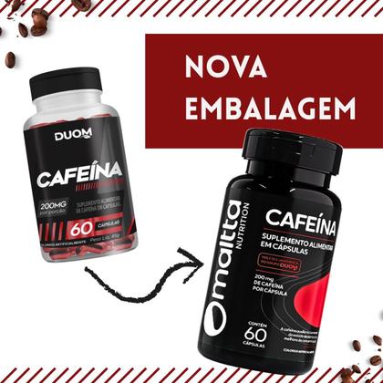 Imagem de Kit 3x Potes Cafeína Anidra 180 Capsulas Em Pó Comprimidos 200mg Suplemento Premium 100% Puro Natural Duom Café Treino Academia