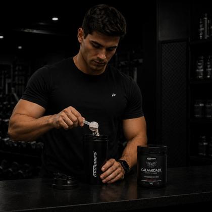 Imagem de Kit 3x Pré Treino Calamidade 450g Pump Insano Sabor Morango
