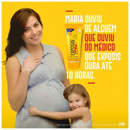 Imagem de Kit 3x Repelente de Insetos Exposis Infantil Bebê Com Icaridina Gel 100ml/94g