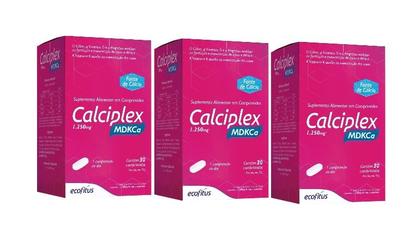 Imagem de Kit 3x Suplemento Calciplex MDKCa 30 Comp - Ecofitus