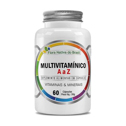 Imagem de Kit 3x Suplemento Multivitamínico AZ Caps 60 cápsulas Flora Nativa