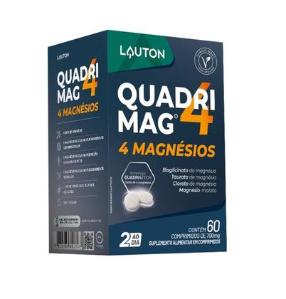 Imagem de Kit 3x Suplemento Quadrimag 60 cápsulas Lauton