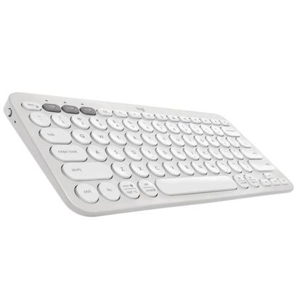 Imagem de Kit 3x Teclado Bluetooth LOGITECH K380S Pebble Key 2 Branco