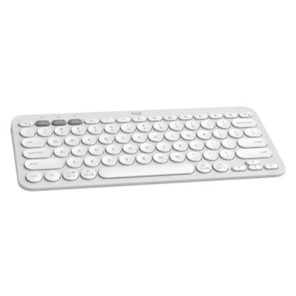 Imagem de Kit 3x Teclado Bluetooth LOGITECH K380S Pebble Key 2 Branco