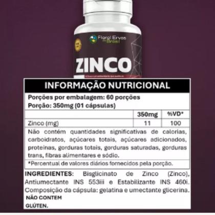 Imagem de kit 3x Zinco 60 Cáps - Floral Ervas