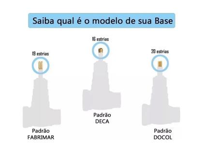 Imagem de Kit 4 Acabamentos Docol Lift Para Registro BaseDocol 1/2, 3/4 E 1 Cromado 00804706