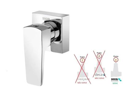 Imagem de Kit 4 Acabamentos Docol Lift Para Registro BaseDocol 1/2, 3/4 E 1 Cromado 00804706