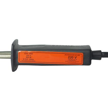 Imagem de Kit 4 Acendedores Elétrico para Churrasqueiras a Carvão e Lareiras 500W Cotherm AC 300 Inox