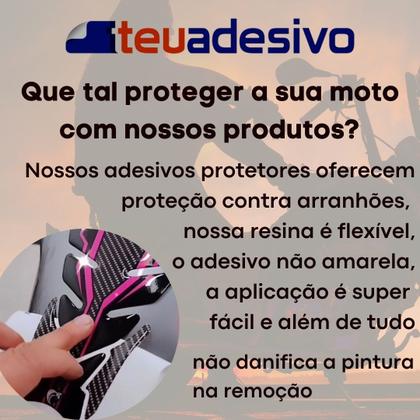 Imagem de Kit 4 Adesivos Roda Interna Moto Honda Fan 160 Branco