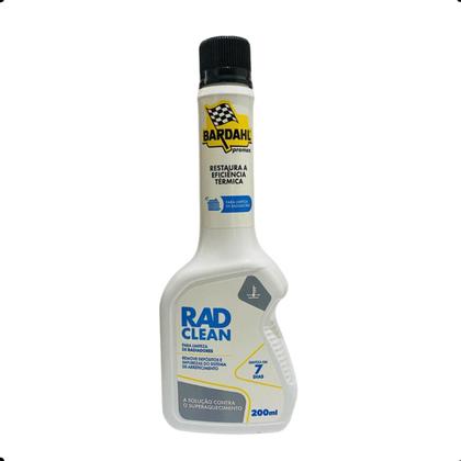 Imagem de Kit 4 Aditivo Bardahl Rad Clean 200ml Limpa Radiadores