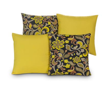 Imagem de Kit 4 Almofadas Com Refil Cheias Lindas Quarto Sala Sofá Com Refil Ziper Oculto