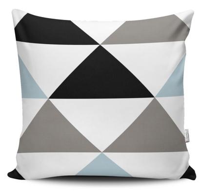 Imagem de Kit 4 Almofadas Estampadas com Silicone Premium 42cm x 42cm - Home Azul