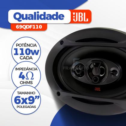 Imagem de Kit 4 Alto Falantes 69 Polegadas Jbl Selenium 6x9 Pol + Módulo Stetsom Ir400.4