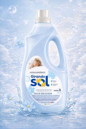 Imagem de Kit 4 Amaciantes Diluído Girando Sol Hipoalergênico 2 Litro