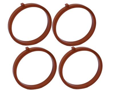 Imagem de Kit 4 Anel Junta Admissão + 1 Vedador Do Flange Onix Cobalt Spin Prisma Original GM