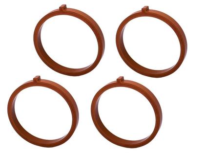 Imagem de Kit 4 Anel Junta Admissão + 1 Vedador Do Flange Onix Cobalt Spin Prisma Original GM