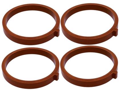 Imagem de Kit 4 Anel Junta Admissão + 1 Vedador Do Flange Onix Cobalt Spin Prisma Original GM